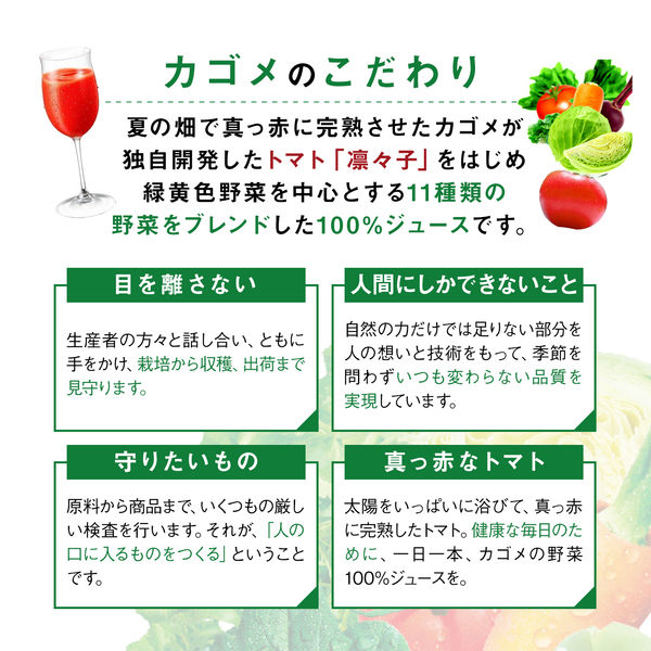 機能性表示食品】カゴメ 野菜ジュース 低塩 190g 1箱（30缶入