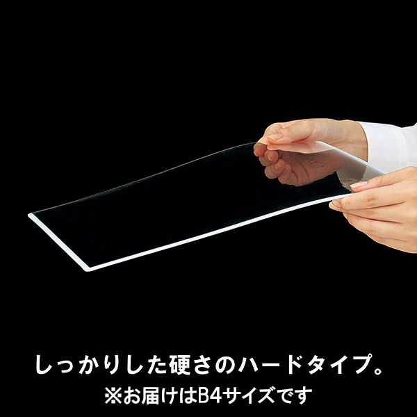 アスクル カードケース ハードタイプ B4 100枚 オリジナル