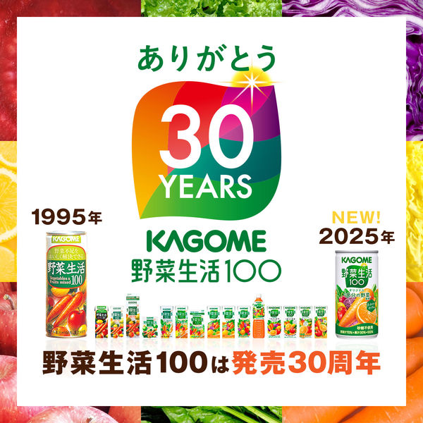 カゴメ 野菜生活100オリジナル 190g 1セット（60缶）【野菜