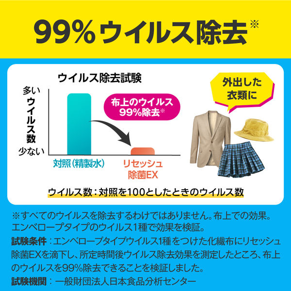 リセッシュ除菌EX グリーンハーブの香り 本体370mL 1セット（3本） 花王