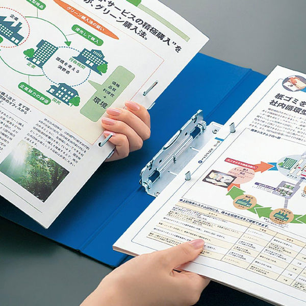 コクヨ チューブファイル(Mタイプ) A4タテ とじ厚20mm 青 フ コクヨ チューブファイル(Mタイプ) A4タテ とじ厚20mm 青 フ