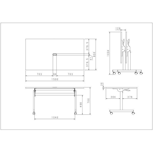 【アウトレット】サンテック フォールディングテーブル 対面タイプ ホワイト 幅1500×奥行800×高さ700mm 1台 サンテック アウトレット ホワイト 幅1500×奥行800×高さ700mm