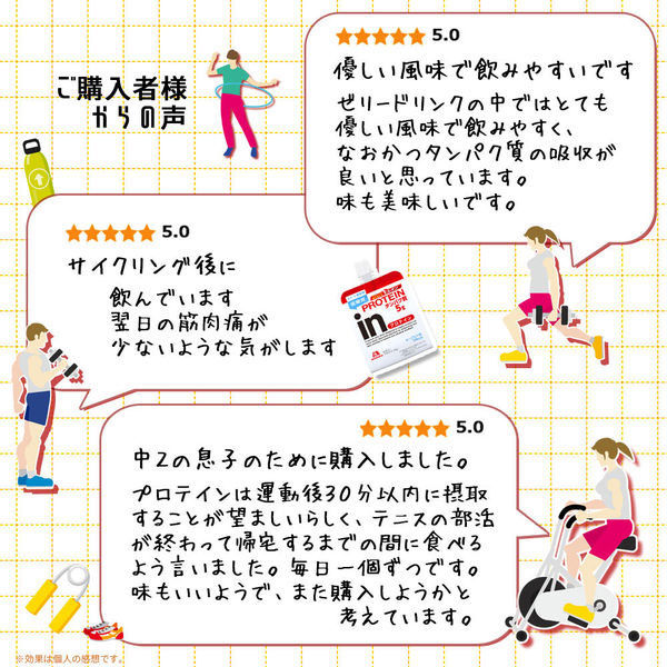 Morinaga in ゼリープロテイン タンパク質5g入 72個(2ケース) koyama-p_4902888723957-36