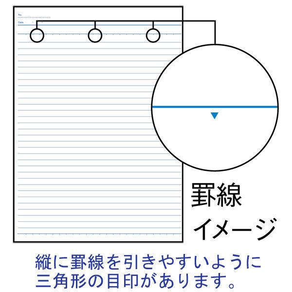 コクヨ キャンパスノート A4 A罫7ｍｍ（ミリ） 30枚 5色セット ノ