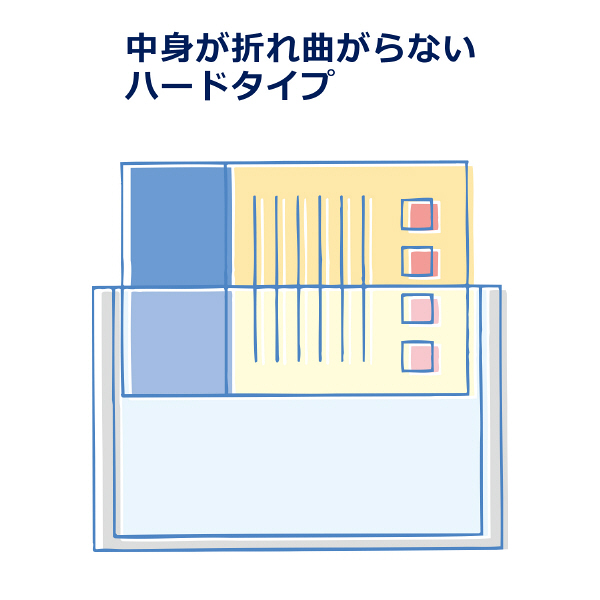 プラス カードケース ハードタイプ（再生PET仕様） B4 262×370 34482