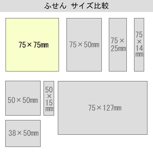 アスクル　ふせん　貼ってはがせるオフィスのノート　75×75mm　パステルカラー　4色セット　10冊 オリジナル