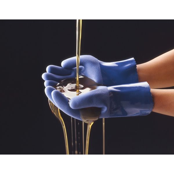 <br>ショーワ　塩化ビニール手袋　Ｎｏ６５０耐油ビニロ−ブ　ブルー　３Ｌサイズ