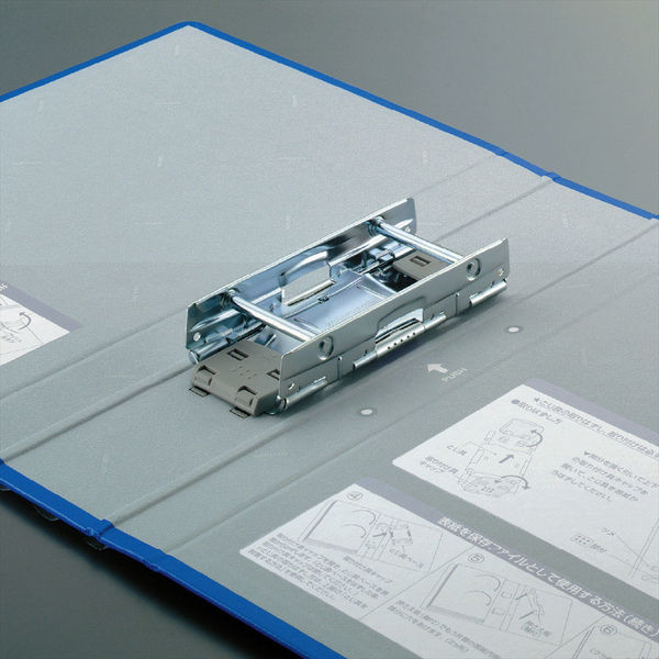 コクヨ チューブファイル エコツインR A4タテ とじ厚50mm 青 両開き
