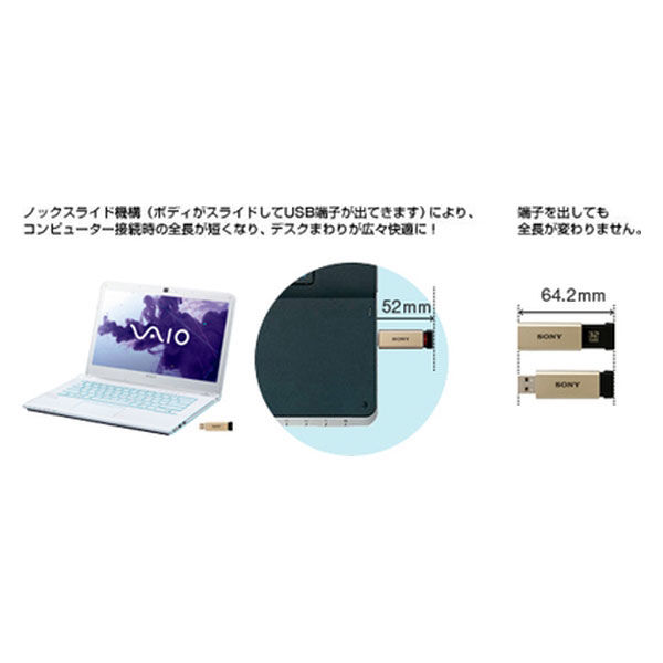 SONY - ソニーUSBメモリ 64GB シルバー USM64GT S（未使用、未開封）3個 ソニー USBメモリー 64GB Tシリーズ USBメディア シルバー