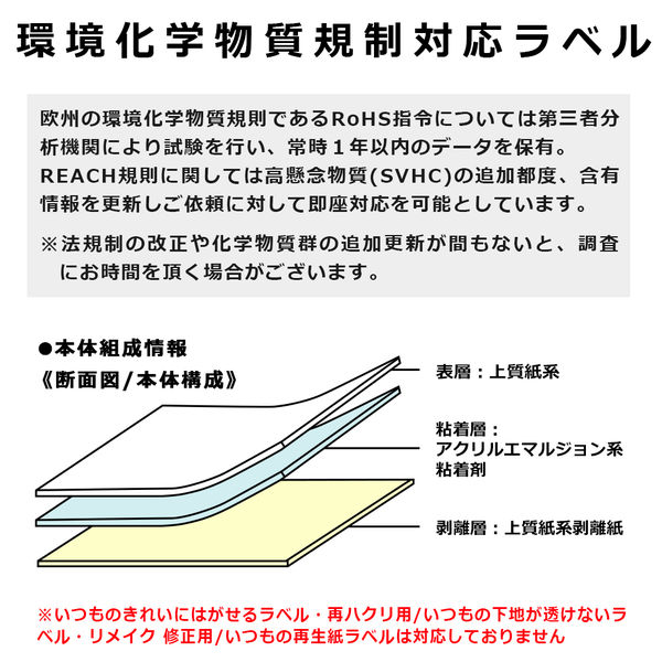 プラス Newいつものプリンタラベル48605 ME-501 10面 四辺余白付 A4 1 