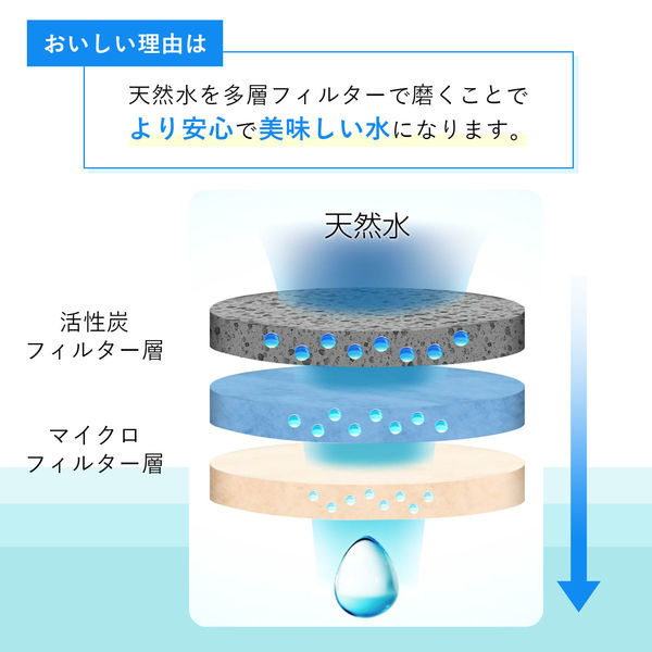 伊藤園 磨かれて、澄みきった日本の水 2L 1箱（6本入） ミネラル