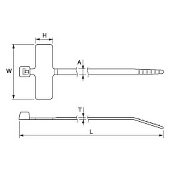 INSULOK(R) (インシュロック) マーキングタイ 標準 100mm 乳白 INSULOK(R) (インシュロック) マーキングタイ 標準 100mm 乳白