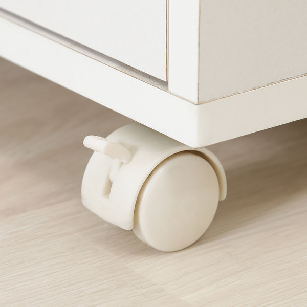 ミニキッチンカウンター KC-8073 ホワイト 幅800×奥行280×高さ700mm