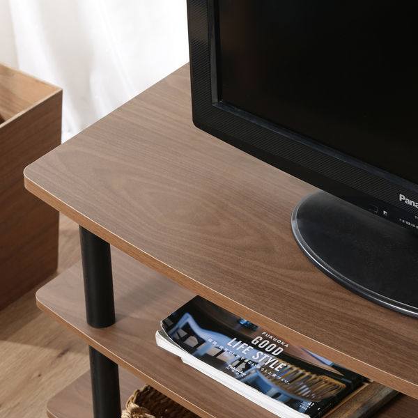 TVラック 90 BR ブラウン 幅900×奥行400×高さ404mm 97529 1台 不二貿易