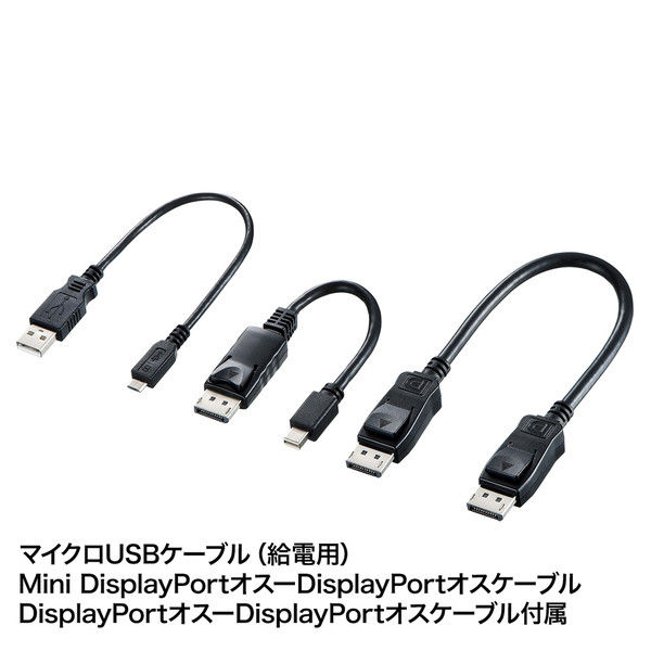 DisplayPort MSTハブ AD-MST2HD サンワサプライ | 激安通販の