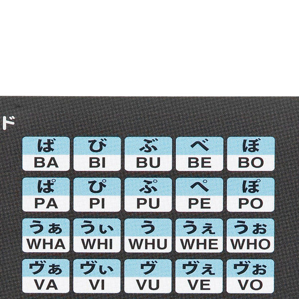 サンワサプライ ローマ字変換マウスパッド（A4サイズ、ブラック