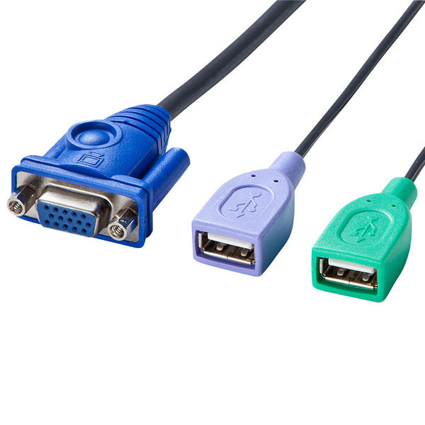 パソコン自動切替器（4:1）SW-KVM4LUN SW-KVM4LUN【パソコン自動切替器（4:1）】1組のUSBキーボード