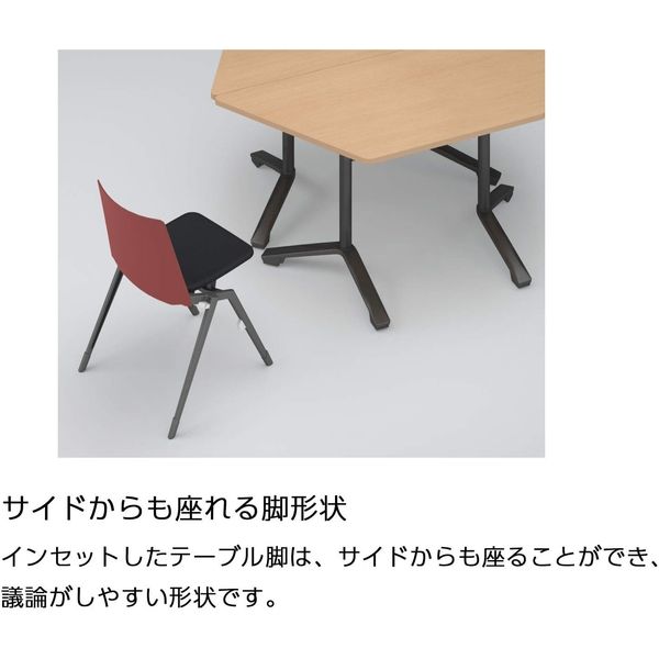 コクヨ 角テーブル 台形 コクヨ KOKUYO オフィスデスク ワークフィット スタンダード