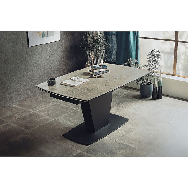 軒先渡し】東馬 UP シウバ伸長テーブル 幅1800×奥行900×高さ710mm