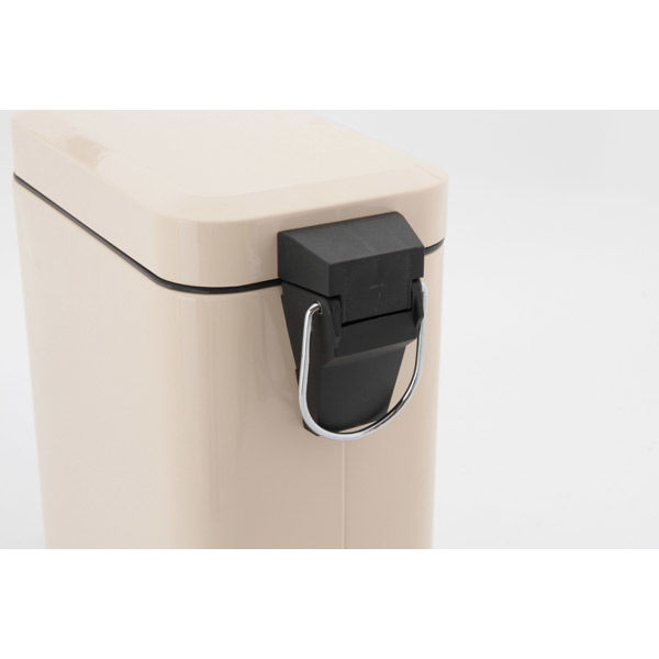 不二貿易 ペディボヌール ダストボックス5L アイボリー 72792 1個