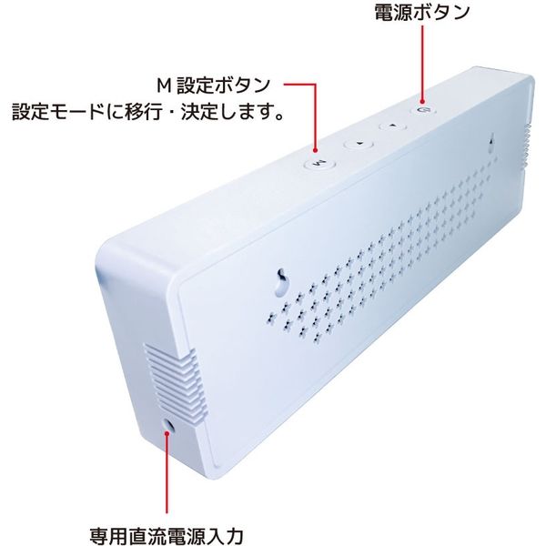 ZERO JAPAN CO2濃度測定器(壁掛け・置き型兼用) ZM-270 1台（直送品）