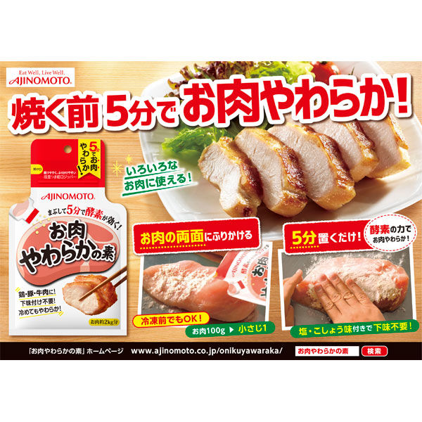 味の素KK 「お肉やわらかの素」50g（袋） 10袋