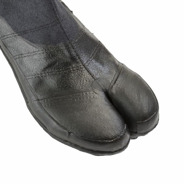 莊快堂 安全スパイク地下たび 大馳8枚 黒 24.5cm 1837532003 1足