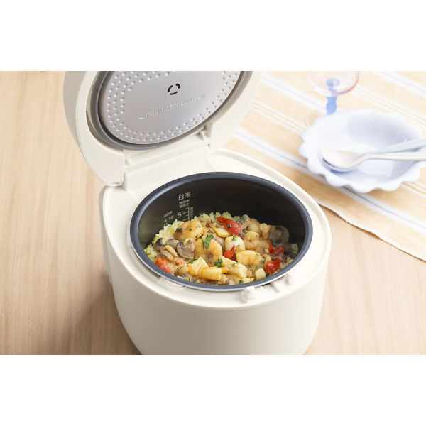 アイリスオーヤマ IHジャー炊飯器 5.5合 RC-ILA50-W 1台 - アスクル
