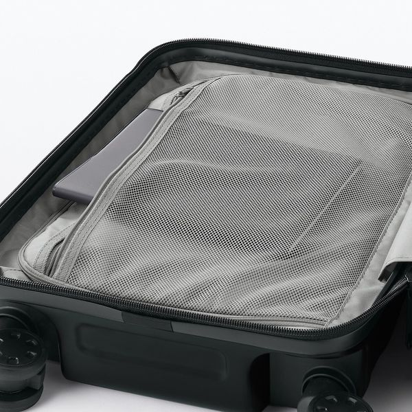 【美品】無印良品　バーを自由に調節できるハードキャリーケース（２０Ｌ） 無印良品 バーを自由に調節できる ハードキャリーケース 20L