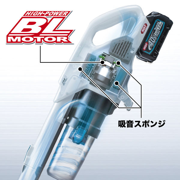 マキタ 充電式クリーナー 白 CL004GRDW 1台 - アスクル