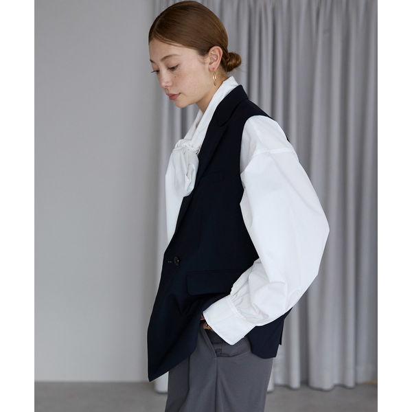 ボンマックス ロングベスト ネイビー M AO5201 AO5201-8-M 1着（直送品