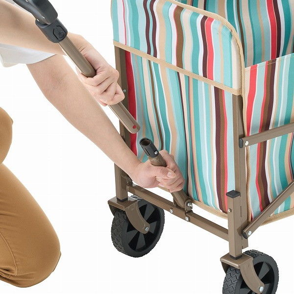 丸洗いバッグインキャリーカート（ブルーストライプ） 84720746