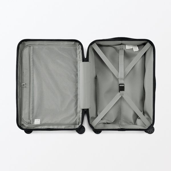 無印良品 バーを自由に調節できる フロントオープンキャリーケース