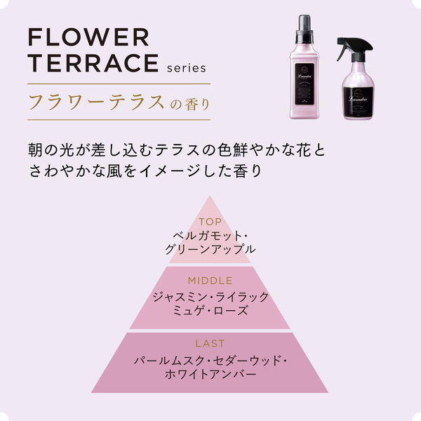 ランドリン ファブリックミスト フラワーテラス 本体 370ml