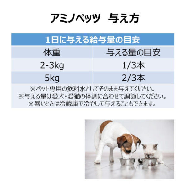 アミノペッツ 犬猫用 国産 500ml 10本 - アスクル