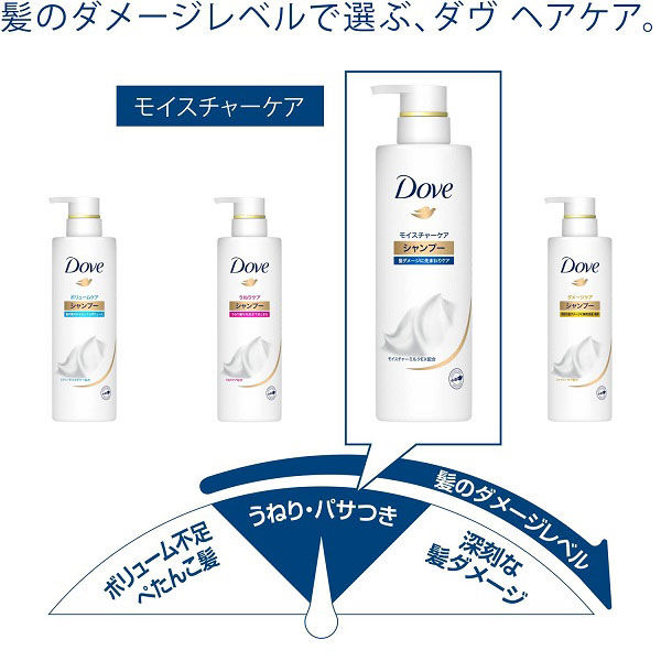 ダヴ(Dove) モイスチャーケア コンディショナー 詰め替え 350g 2個