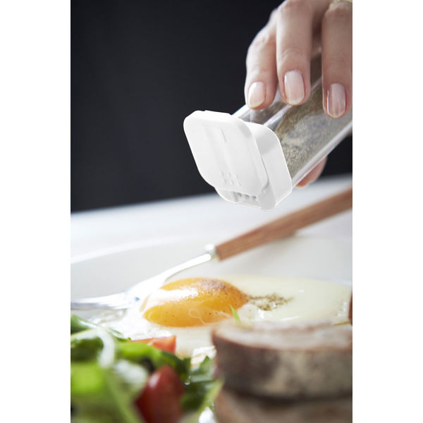 tower(タワー) スパイスボトル ホワイト 1個 調味料入れ 山崎 tower(タワー) スパイスボトル ホワイト 1個 調味料入れ 山崎