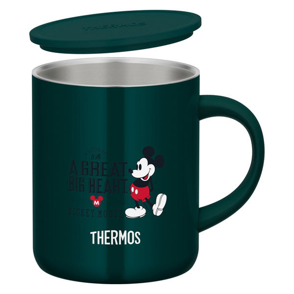 サーモス（THERMOS） 真空断熱 マグカップ 350ml ダークグリーン