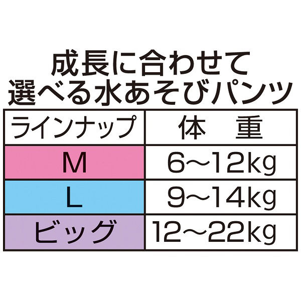 ムーニー 水あそびパンツ 男の子用 L（9～14kg）1パック（3枚入）