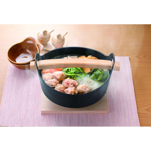 イシガキ すき鍋 18cm IH対応 鉄鋳物 ハンドルが外せる鍋 463688 1個