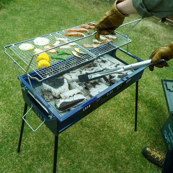 グリーンライフ 新炭足しカンタンBBQコンロ 鉄板無し CBN