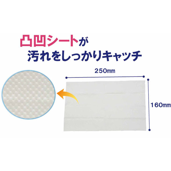 山崎産業 コンドル トイレ用流せるクリーナーシート 24枚入 1セット（1