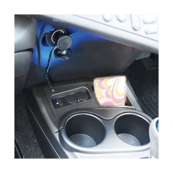 YAC アクア専用 フロントコンソール電源BOX SY-A6（直送品
