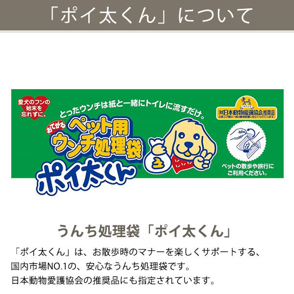 ペット用 お散歩うんち袋 ポイ太くん 300枚入 1袋 オリジナル