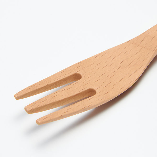 無印良品 ブナ材テーブルフォーク 約長さ18.5cm 1セット（2本