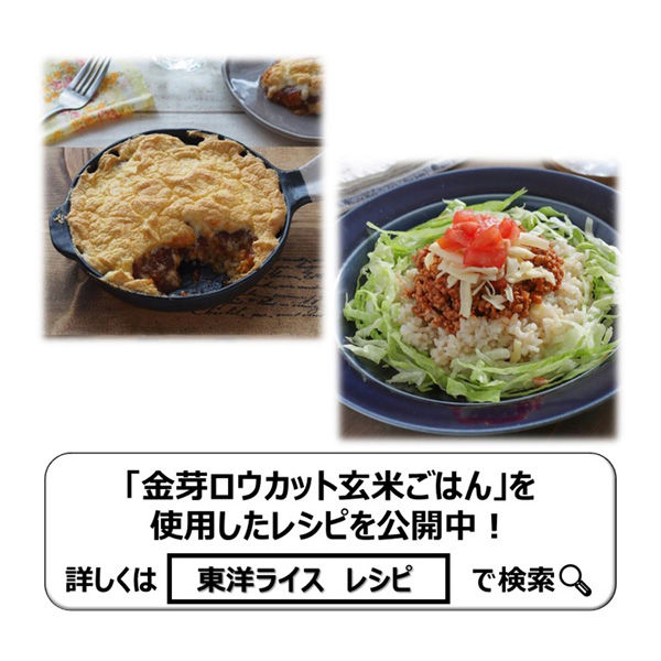 東洋ライス 金芽ロウカット玄米ごはん 150gX3×8個 4560261664350