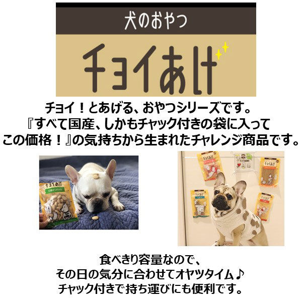 チョイあげ かつおくん 35g 5袋 国産 わんわん ドッグフード 犬