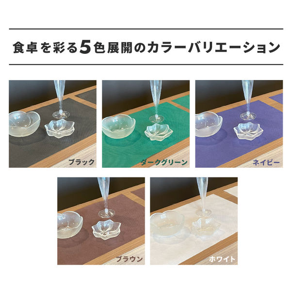 三和 不織布ランチョンマット ホワイト FWC-10-1 1箱(600枚入