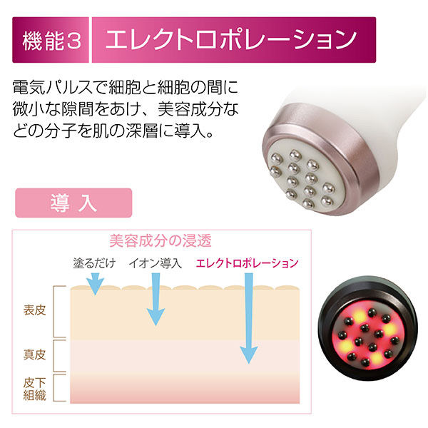 軒先渡し】F-PREMIUM美顔器(エレクトロポレーション・ラジオ波