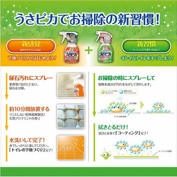 ジェックス うさピカ毎日のお掃除用300ml 65220 1ケース（12個入り